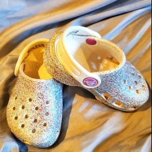 Baby Girl Glitter Crocs